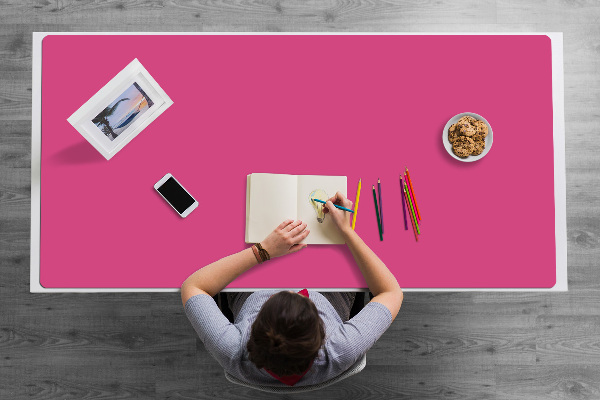 Bureau onderlegger Roze