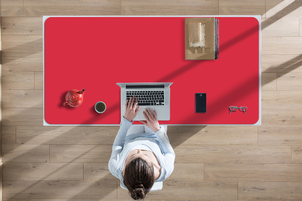 Bureau onderlegger Rood