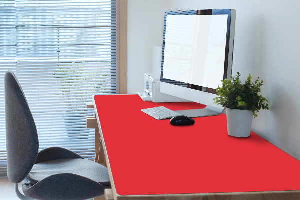 Bureau onderlegger Fel rood