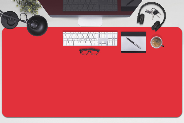 Bureau onderlegger Fel rood