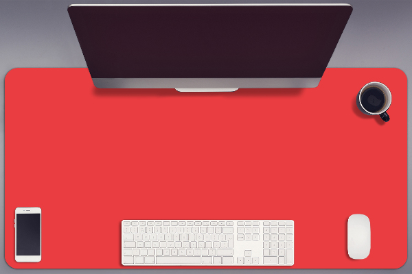 Bureau onderlegger Oranje rood