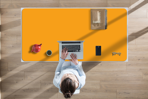 Bureau onderlegger Donker geel