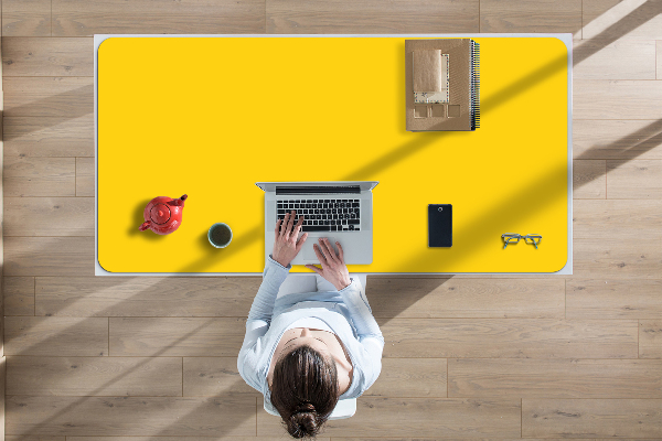 Bureau onderlegger Licht geel