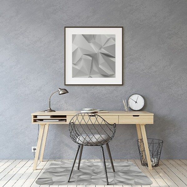 Vloerbeschermer Witte abstractie