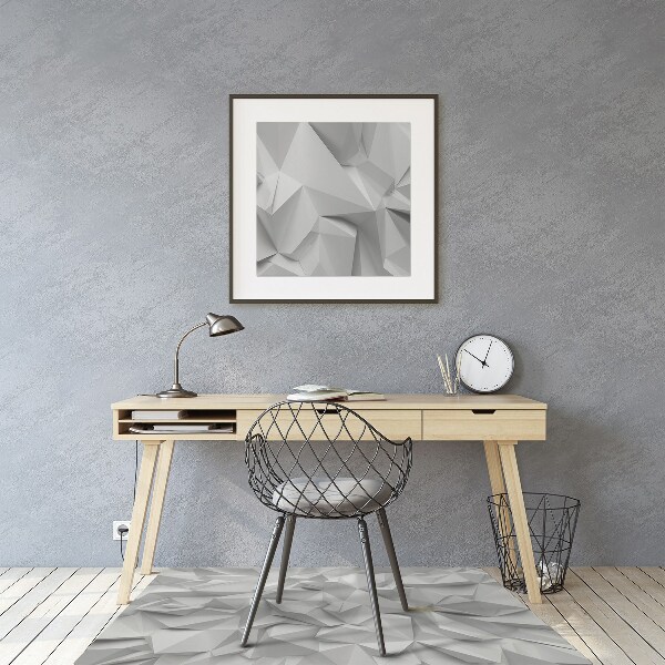 Vloerbeschermer Witte abstractie