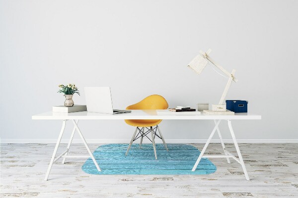 Vloerbeschermer Blauwe planken