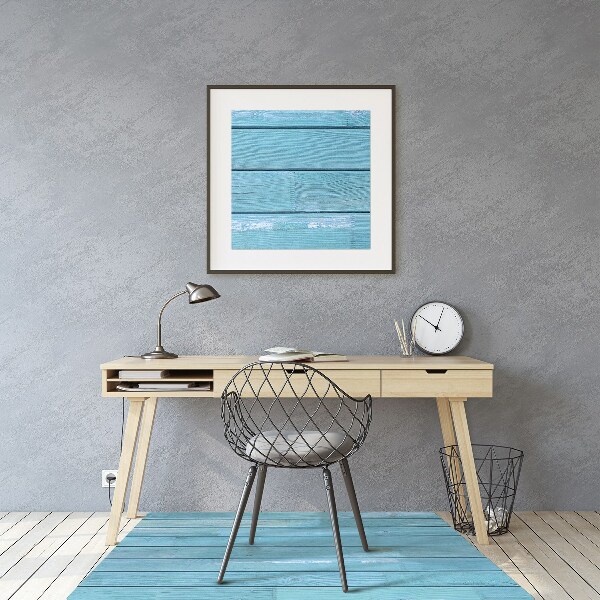 Vloerbeschermer Blauwe planken
