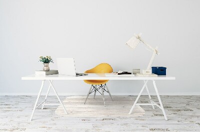 Bureaustoel vloerbeschermer Witte planken