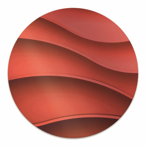 Vloerbeschermer Rode abstractie
