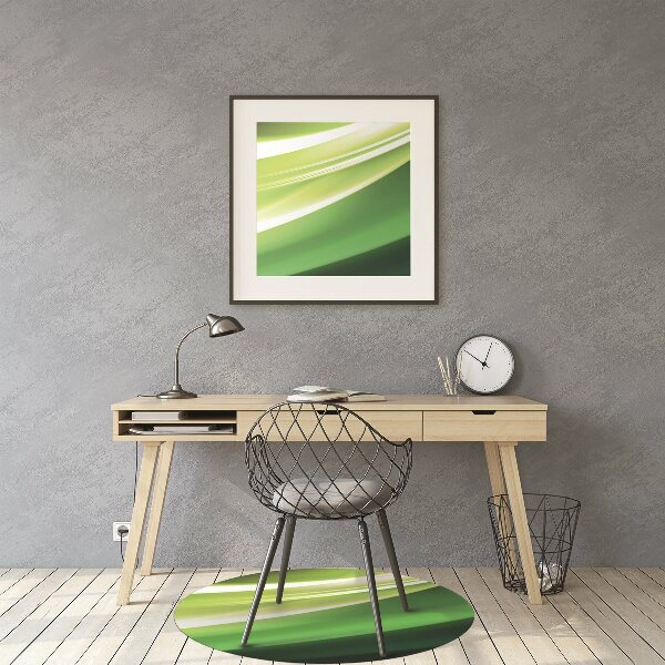 Vloerbeschermer Groene abstractie