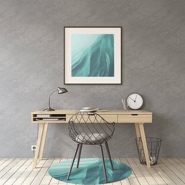 Vloerbeschermer Blauwe veren