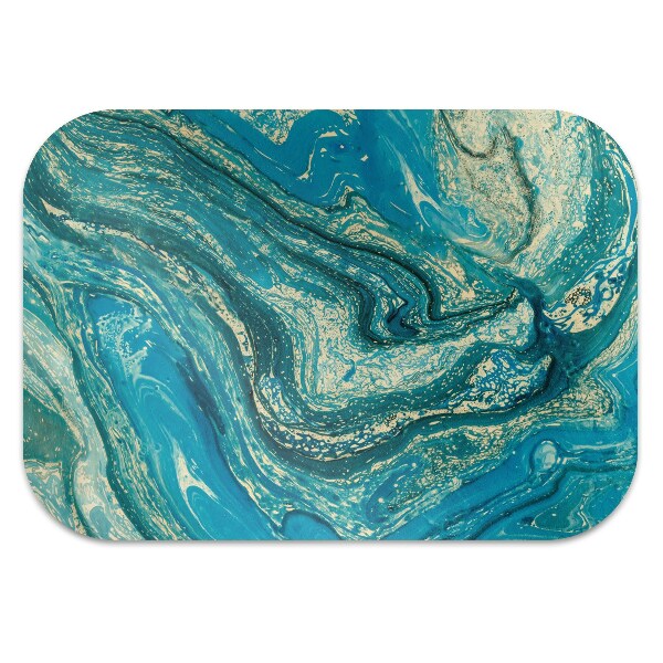 Vloerbeschermer Blauwe abstractie