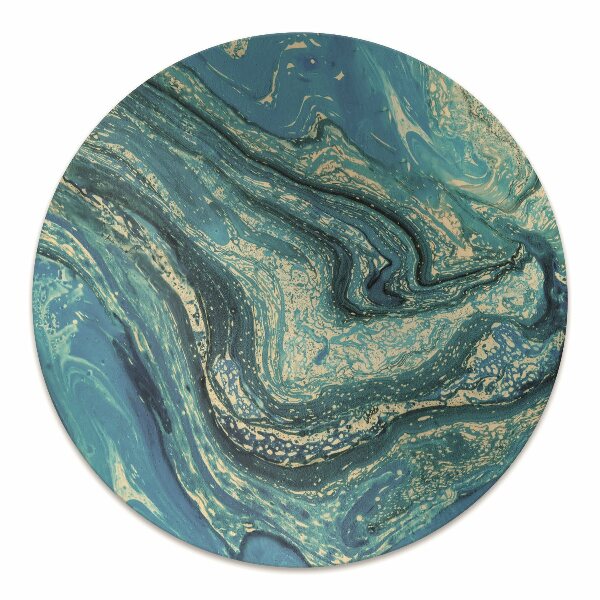 Vloerbeschermer Blauwe abstractie