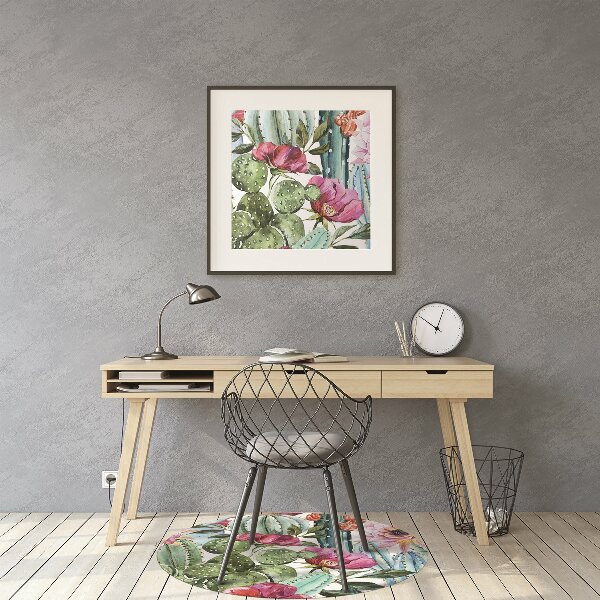 Vloerbeschermer Cactusbloemen