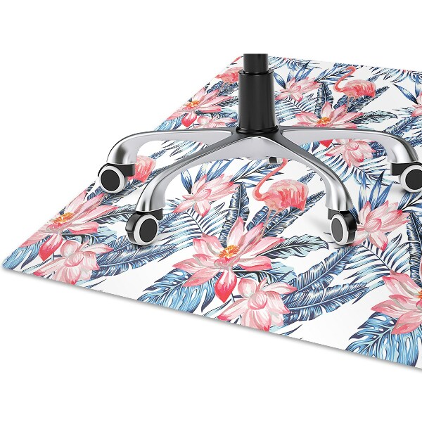 Vloerbeschermer Geschilderde flamingo