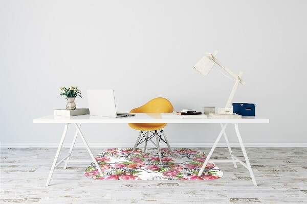 Vloerbeschermer Aquarellen bloemen
