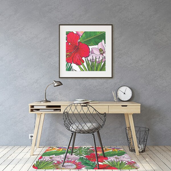 Vloerbeschermer Kleurrijke bloemen