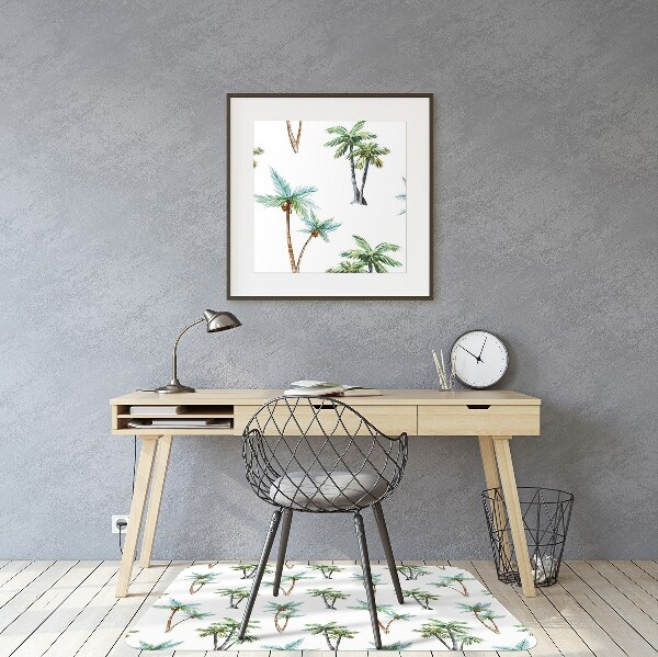 Vloerbeschermer Palmmuurschildering