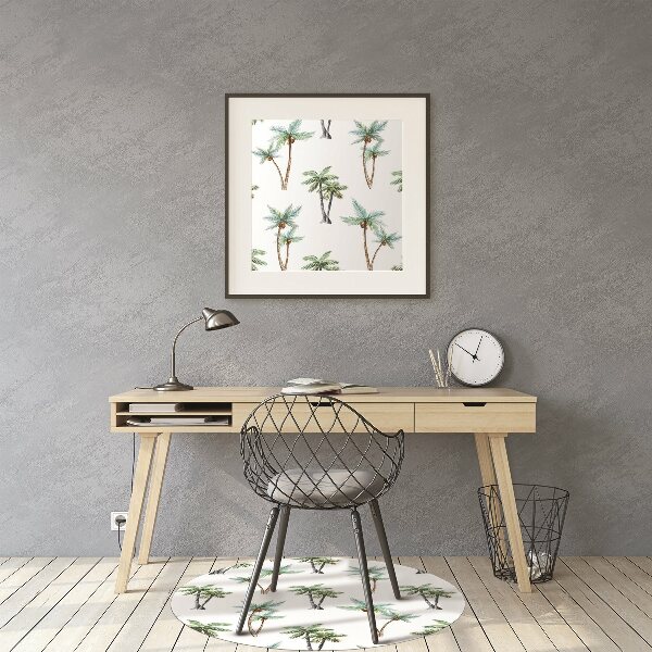 Vloerbeschermer Palmmuurschildering