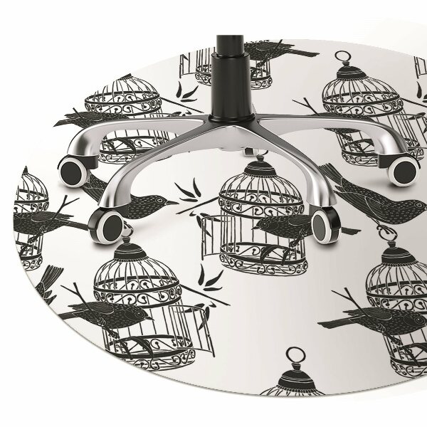 Bureaustoel vloerbeschermer Vogelkooien