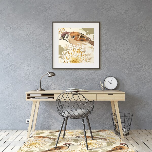 Vloerbeschermer Gouden vogels