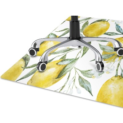 Vloerbeschermer tapijt Geschilderde citroenen