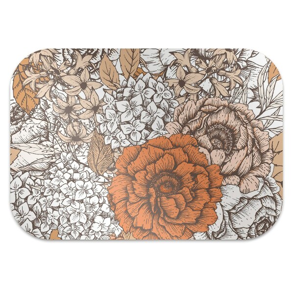 Vloerbeschermer Oranje rozen