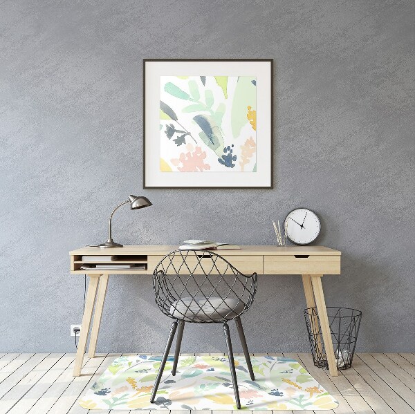 Vloerbeschermer Bloemen