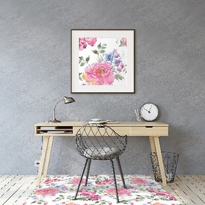 Mótif vloerbeschermer Roses vintage stijl