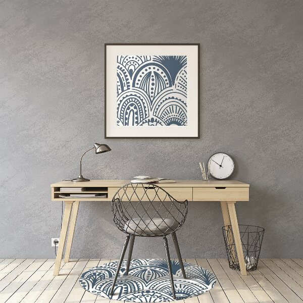 Vloerbeschermer Boho -abstractie