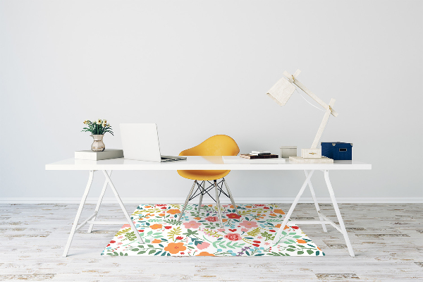 Vloerbeschermer Foto met bloemen