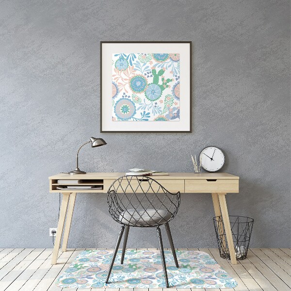Mótif vloerbeschermer Vintage bloemen
