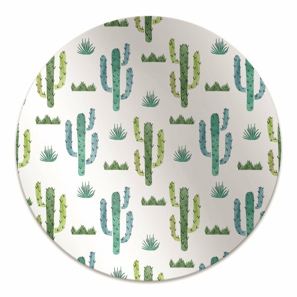 Bureaustoelmat Geschilderde cacti
