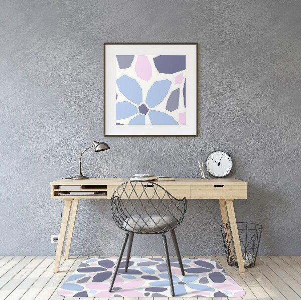 Vloerbeschermer Geometrische bloemen