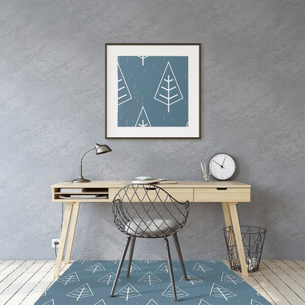 Vloerbeschermer Blauw bos