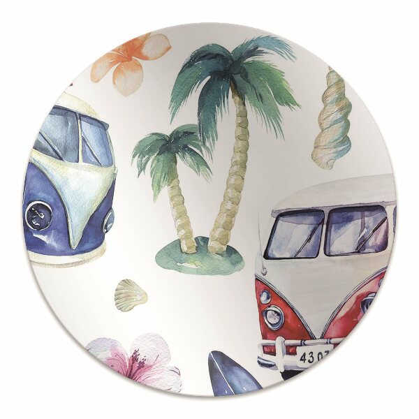 Bureaustoelmat Surfer beach