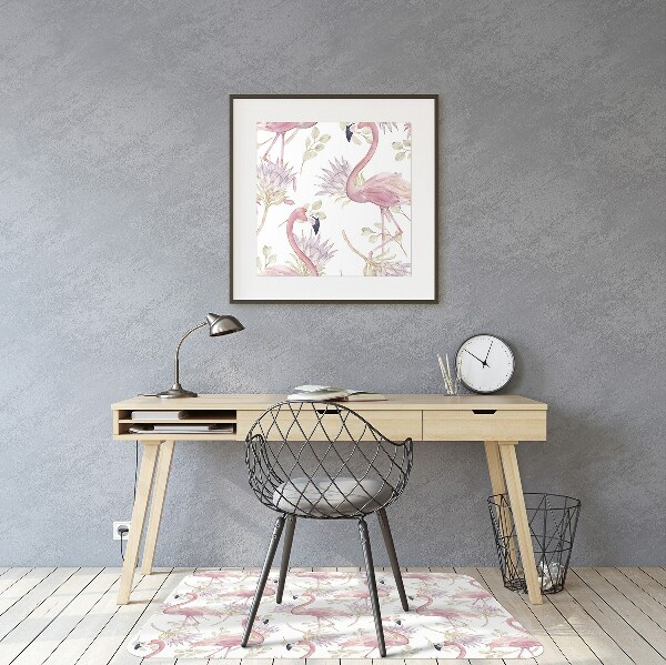Vloerbeschermer tapijt Flamingos