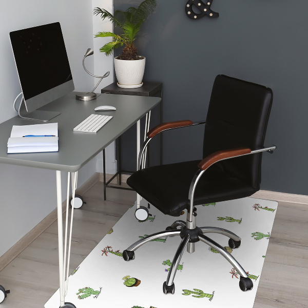 Bureaustoelmat Cactiek