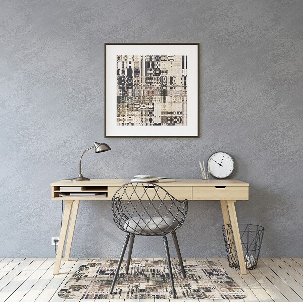Vloerbeschermer Boho tile style