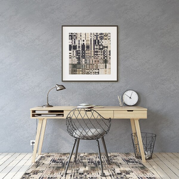 Vloerbeschermer Boho tile style