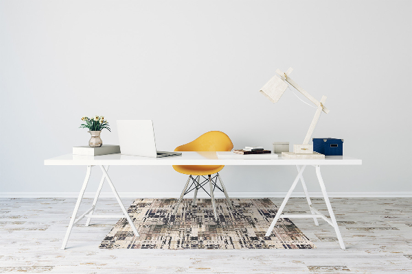 Vloerbeschermer Boho tile style