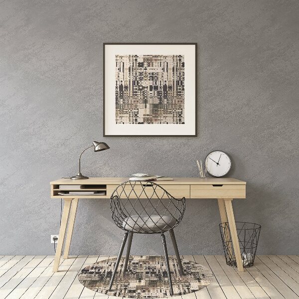Vloerbeschermer Boho tile style