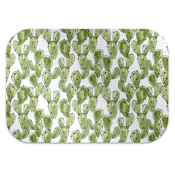 Bureaustoel vloerbeschermer Boho cactus
