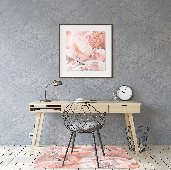 Bureaustoel vloerbeschermer Flamingos
