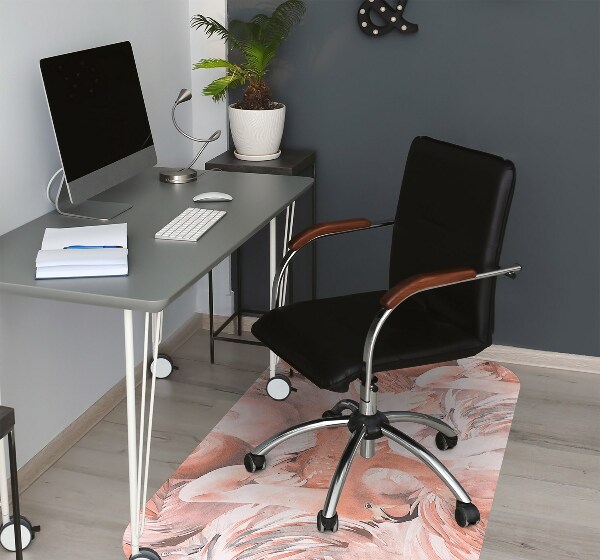 Bureaustoel vloerbeschermer Flamingos
