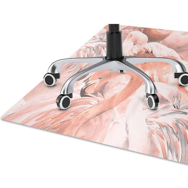 Bureaustoel vloerbeschermer Flamingos
