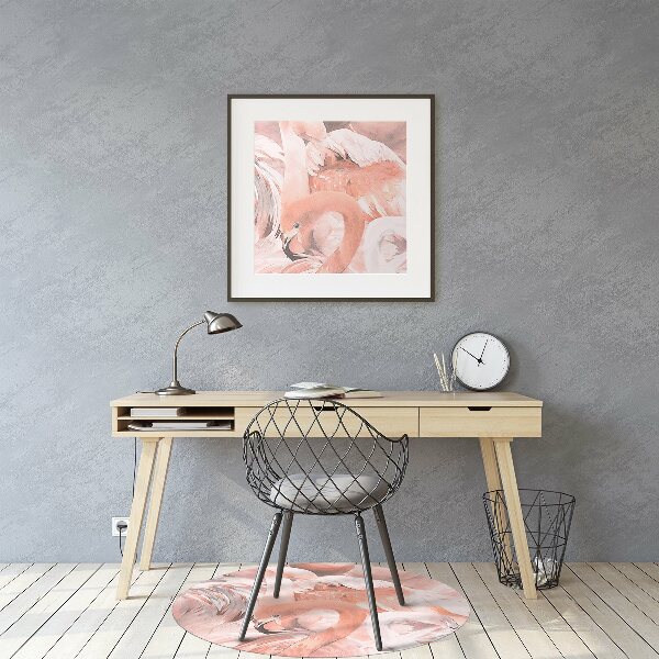 Bureaustoel vloerbeschermer Flamingos