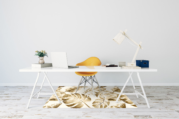Bureaustoelmat Palm bladeren