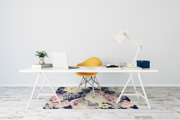 Vloerbeschermer Barokke bloemen