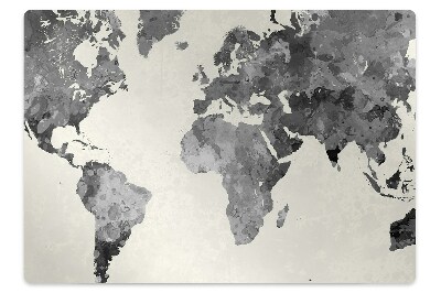 Vloerbeschermer Oude wereldkaart